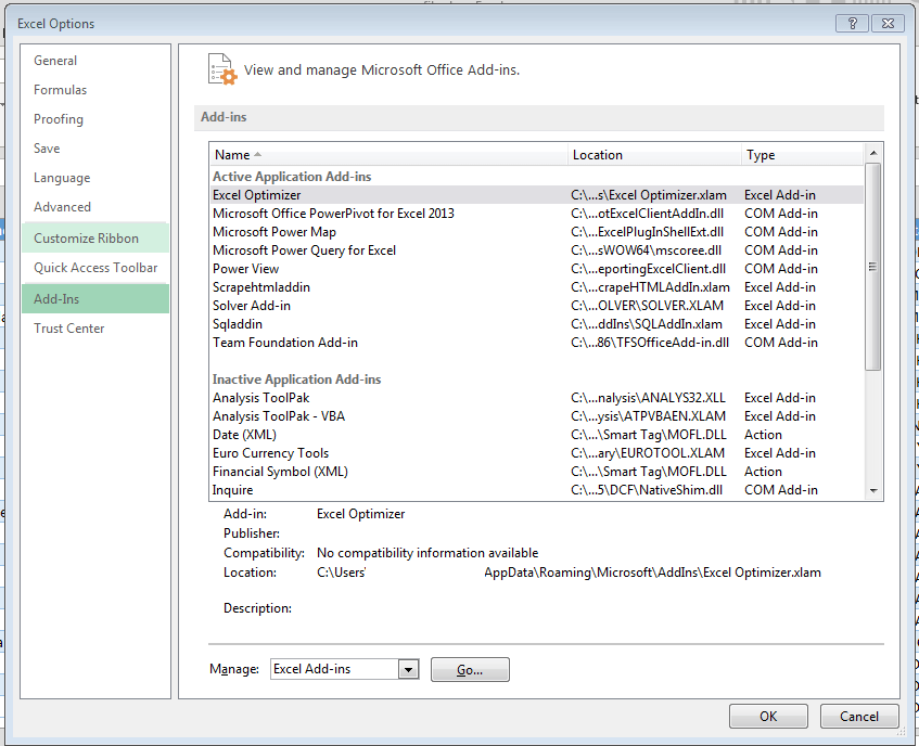 install analysis tool pak for mac